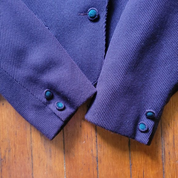 Vintage Alfred Sung Wool Corduroy Velvet Blazer, Small - Picture 10 of 13